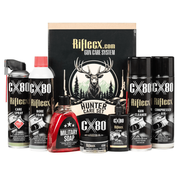 RifleCX Hunter Set - a complete set for cleaning and maintenance of hunting weapons.